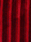 Loom Fabric Striped Clutch
