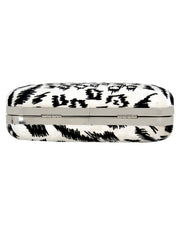 Feral Animal Print Velvet Fabric Clutch