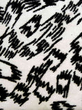 Feral Animal Print Velvet Fabric Clutch