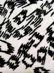 Feral Animal Print Velvet Fabric Clutch