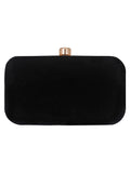 Adorn Embroidered & Embelished Velvet Fabric Clutch