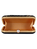 Adorn Embroidered & Embelished Velvet Fabric Clutch