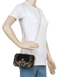 Adorn Embroidered & Embelished Velvet Fabric Clutch