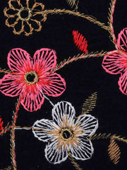 Vista Embroidered Velvet Clutch