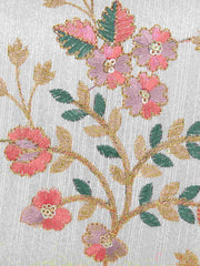 Vista Embroidered Faux Silk Clutch
