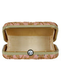 Tulle Sequines Embroidered Faux Silk Clutch