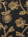Tulle Sequines Embroidered Faux Silk Clutch