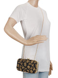 Tulle Sequines Embroidered Faux Silk Clutch