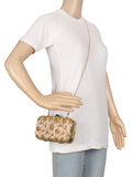 Tulle Embroidered Faux Silk Clutch