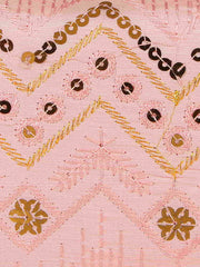 Web Sequines Embroidered Faux Silk Clutch