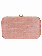 Adorn Embellished Faux Silk Clutch