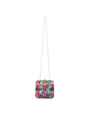 Vista Printed Polyester Clutch