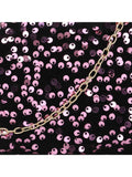 Quill Velvet Sequined Box Clutch