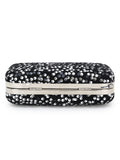 Quill Velvet Sequined Box Clutch