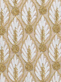 Vista Faux Silk Zari Embroidered Square Clutch