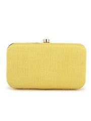 Gaud Floral Embellished Faux Silk Clutch