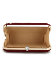 Gaud Embellished Velvet Clutch