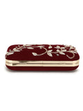 Gaud Embellished Velvet Clutch