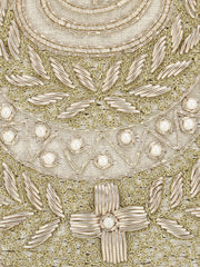 Vista Embellished Faux Silk Clutch