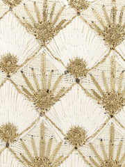 Hue Embroidered Faux Silk Clutch
