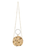 Gala Floral Embroidered Faux Silk Clutch
