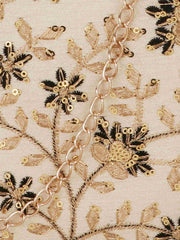 Gala Floral Embroidered Faux Silk Clutch