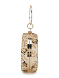 Gala Floral Embroidered Faux Silk Clutch