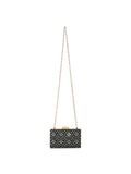 Hue Geometric Embroidered Velvet Clutch