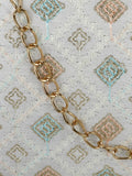 Hue Diamond Embroidered Faux Silk Clutch