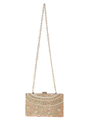 Ethnique Beaded and Embroidered Party Clutch