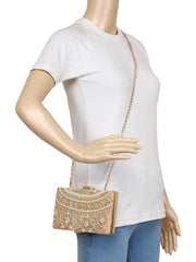 Ethnique Beaded and Embroidered Party Clutch