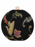 Loom Jacquard Fabric Round Clutch