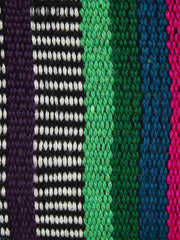 Loom Striped Jacquard Fabric Clutch
