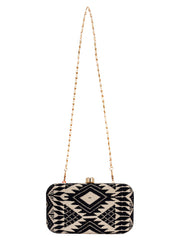 Loom Jacquard Fabric Clutch