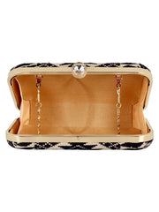 Loom Jacquard Fabric Clutch