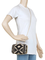Loom Jacquard Fabric Clutch