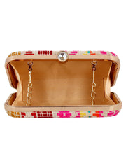Loom Jacquard Fabric Clutch