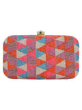 Hyperbole Jacquard Textured Clutch