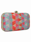 Hyperbole Jacquard Textured Clutch