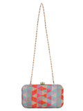 Hyperbole Jacquard Textured Clutch