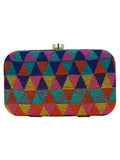 Hyperbole Jacquard Textured Clutch
