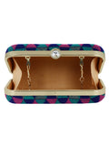 Hyperbole Jacquard Textured Clutch