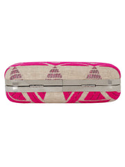 Hyperbole Fabric jacquard Textured Clutch