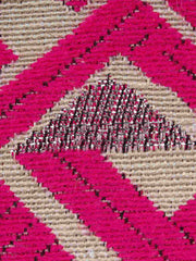 Hyperbole Fabric jacquard Textured Clutch