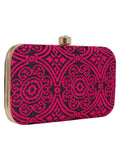 Loom Cotton Fabric Printed Clutch