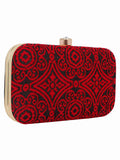Loom Cotton Fabric Printed Clutch