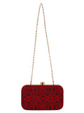Loom Cotton Fabric Printed Clutch