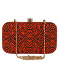 Loom Cotton Fabric Printed Clutch
