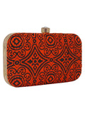 Loom Cotton Fabric Printed Clutch