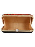 Loom Cotton Fabric Printed Clutch